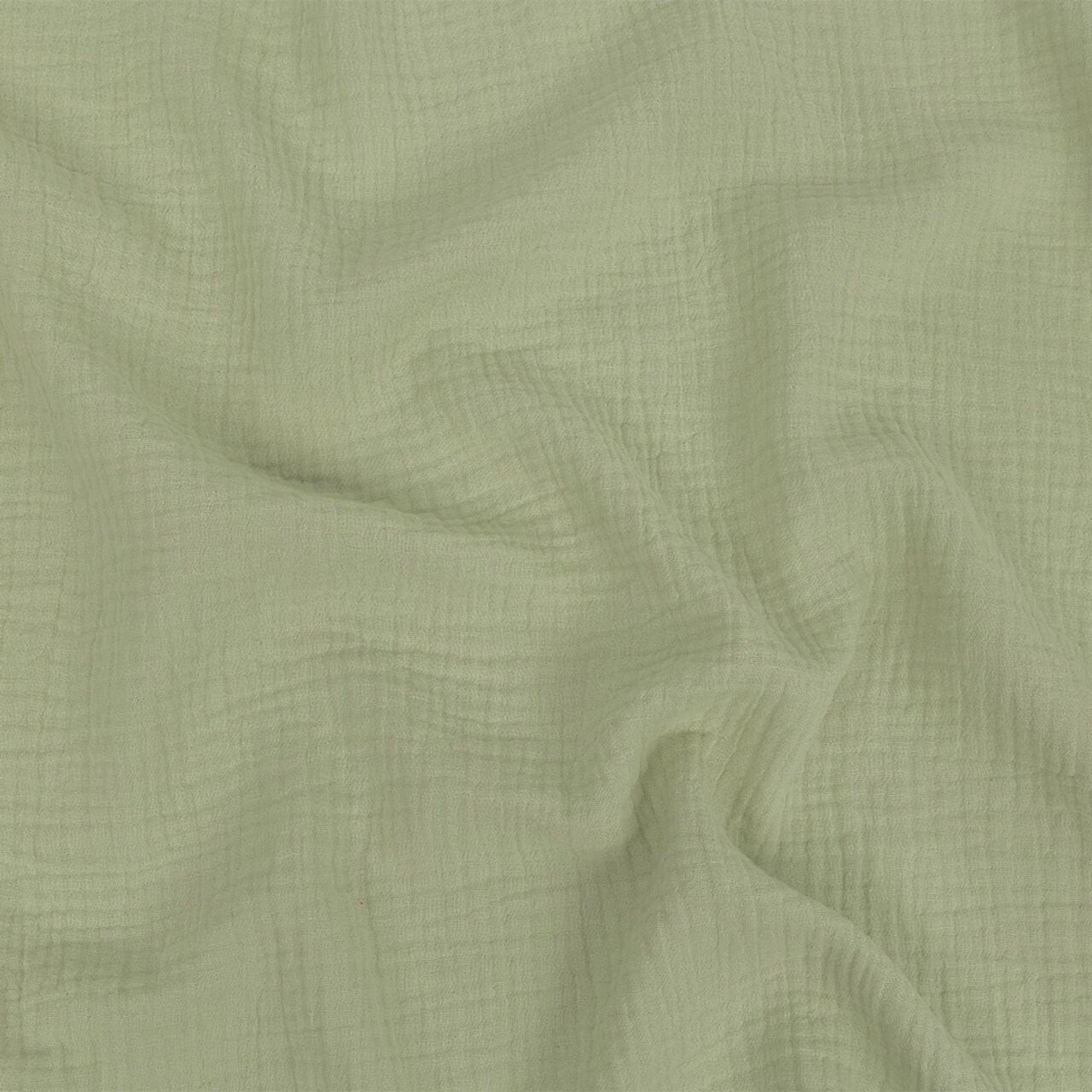 1 Yard Mint Double Cotton Gauze Fabric Lightweight Breathable Soft Summer Cloth 50 inch Wide